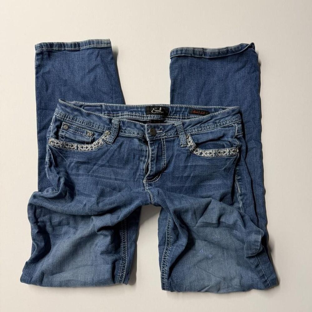 Earl-jean Women's Blue and Navy Jeans